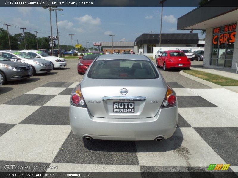 Brilliant Silver / Charcoal 2012 Nissan Altima 2.5 S