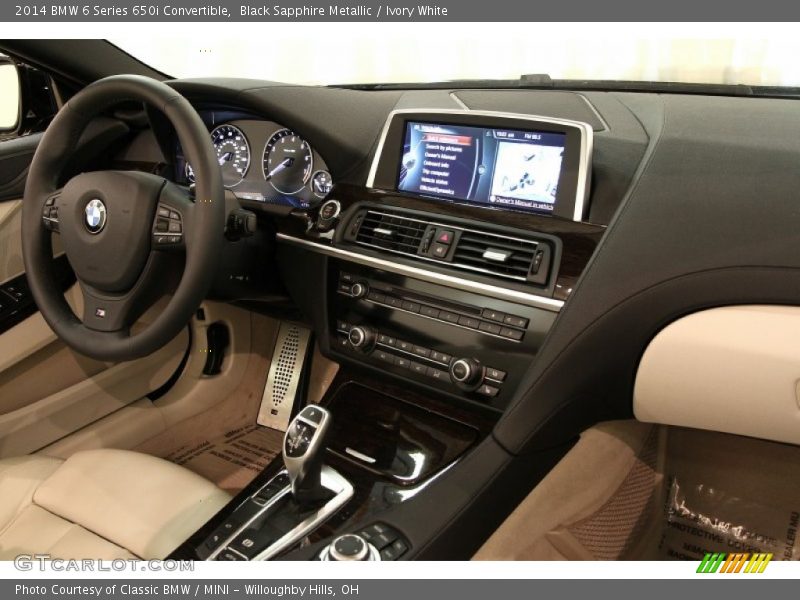 Dashboard of 2014 6 Series 650i Convertible