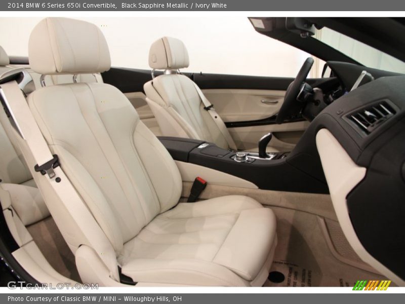 Front Seat of 2014 6 Series 650i Convertible