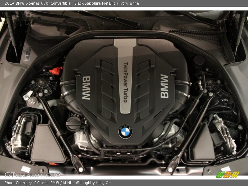  2014 6 Series 650i Convertible Engine - 4.4 Liter DI TwinPower Turbocharged DOHC 32-Valve VVT V8