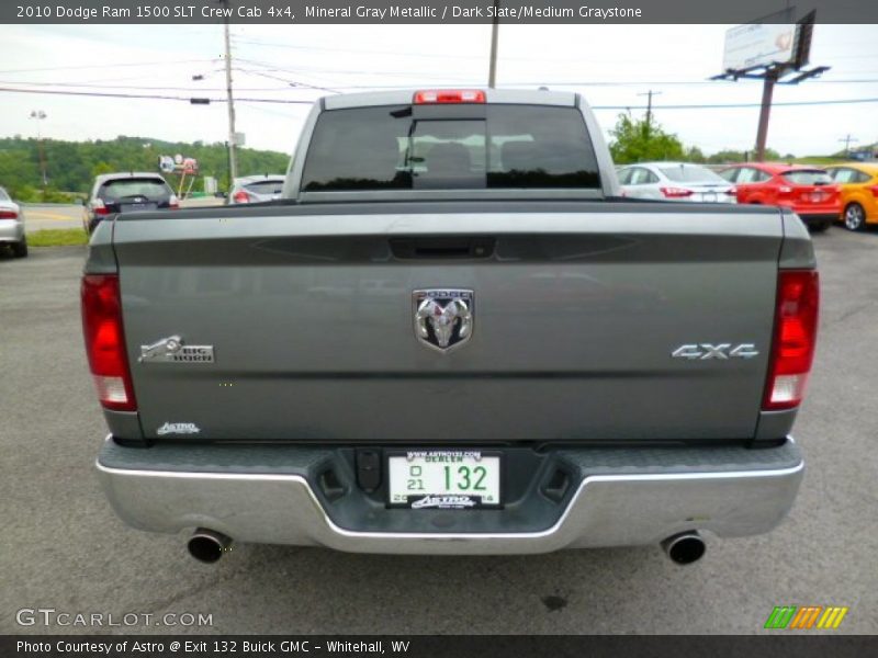 Mineral Gray Metallic / Dark Slate/Medium Graystone 2010 Dodge Ram 1500 SLT Crew Cab 4x4