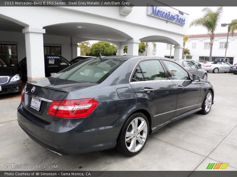 Steel Grey Metallic / Ash/Dark Grey 2013 Mercedes-Benz E 350 Sedan