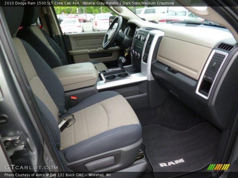 Mineral Gray Metallic / Dark Slate/Medium Graystone 2010 Dodge Ram 1500 SLT Crew Cab 4x4