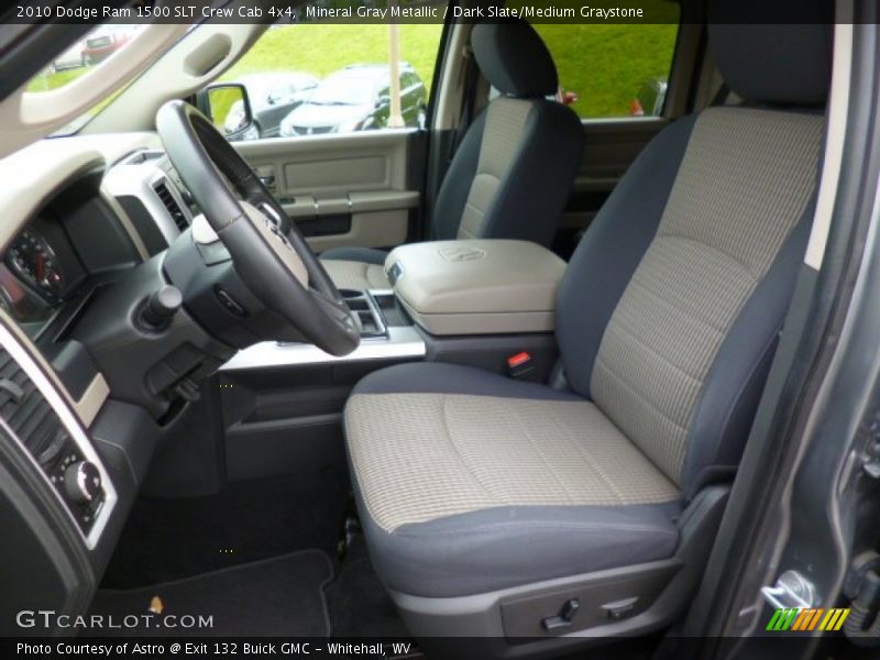 Mineral Gray Metallic / Dark Slate/Medium Graystone 2010 Dodge Ram 1500 SLT Crew Cab 4x4
