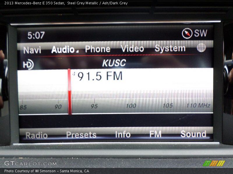 Steel Grey Metallic / Ash/Dark Grey 2013 Mercedes-Benz E 350 Sedan