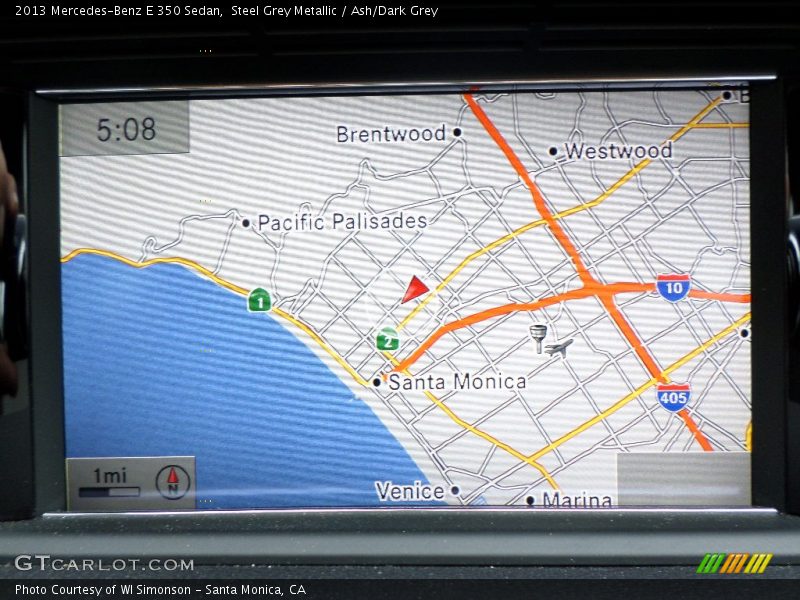 Steel Grey Metallic / Ash/Dark Grey 2013 Mercedes-Benz E 350 Sedan