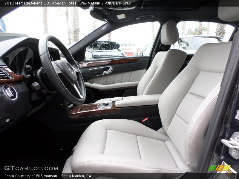 Steel Grey Metallic / Ash/Dark Grey 2013 Mercedes-Benz E 350 Sedan