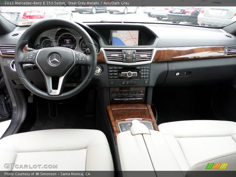 Steel Grey Metallic / Ash/Dark Grey 2013 Mercedes-Benz E 350 Sedan