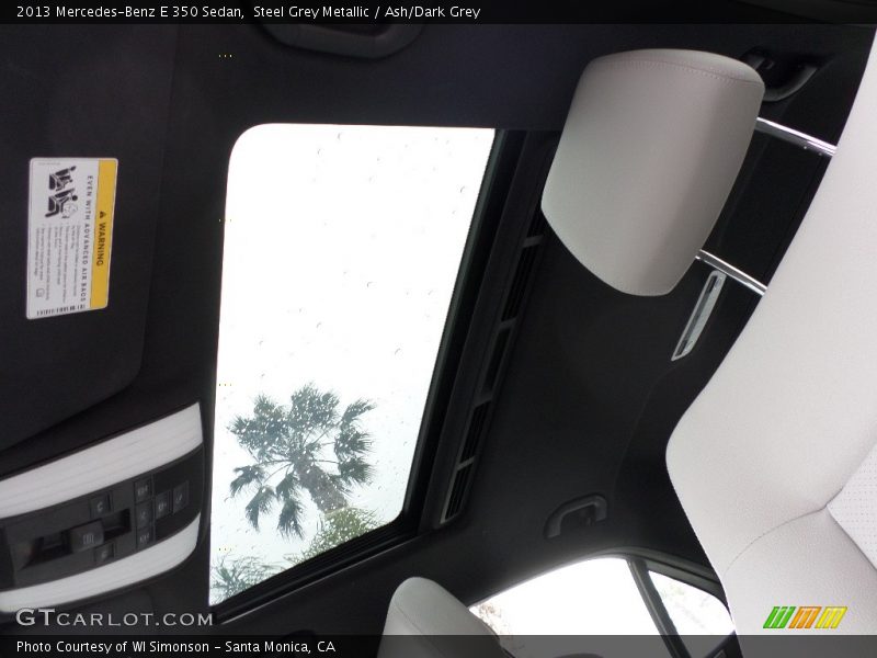 Steel Grey Metallic / Ash/Dark Grey 2013 Mercedes-Benz E 350 Sedan