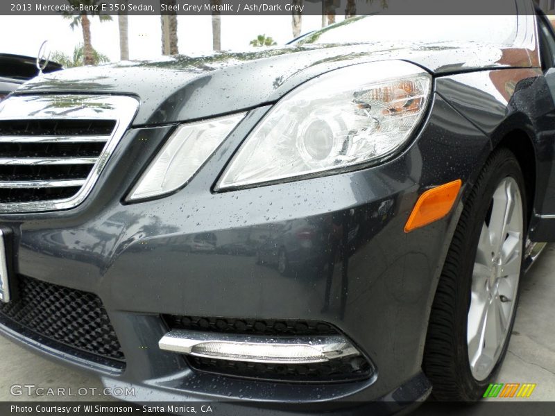 Steel Grey Metallic / Ash/Dark Grey 2013 Mercedes-Benz E 350 Sedan
