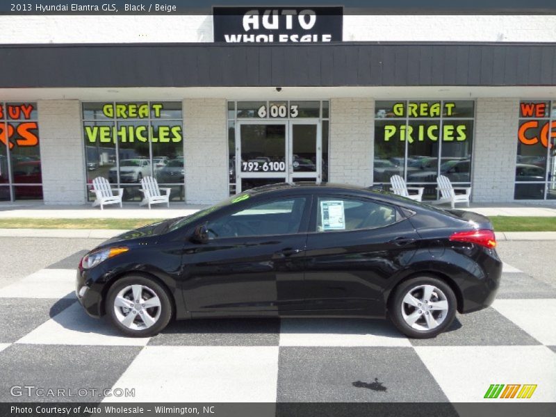 Black / Beige 2013 Hyundai Elantra GLS