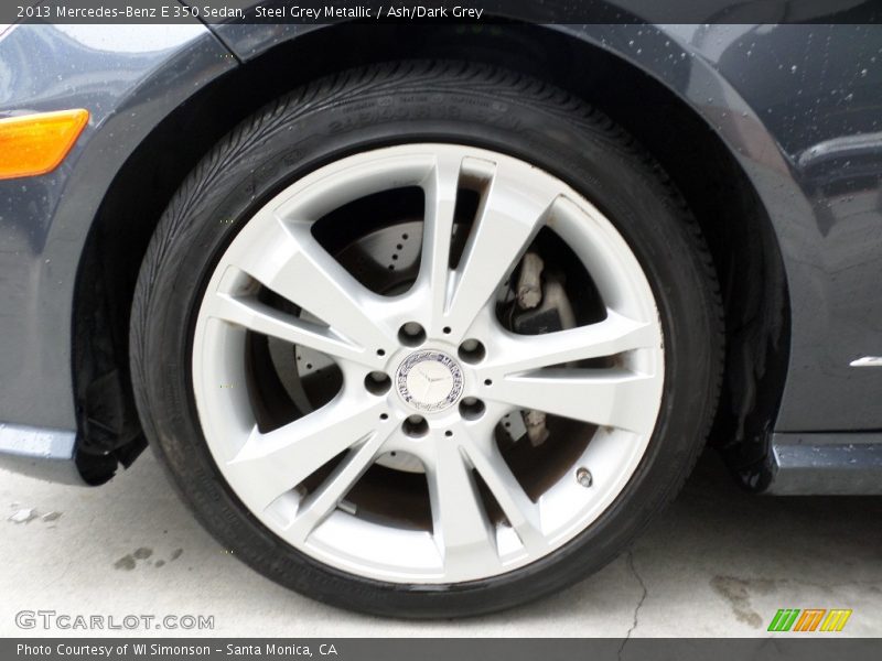 Steel Grey Metallic / Ash/Dark Grey 2013 Mercedes-Benz E 350 Sedan