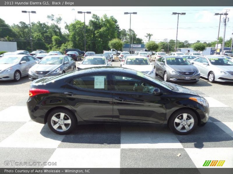 Black / Beige 2013 Hyundai Elantra GLS