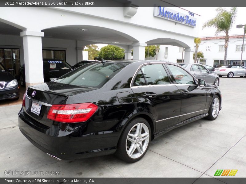 Black / Black 2012 Mercedes-Benz E 350 Sedan