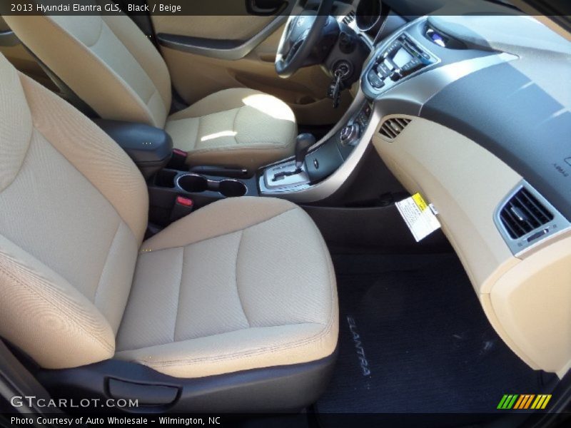 Black / Beige 2013 Hyundai Elantra GLS