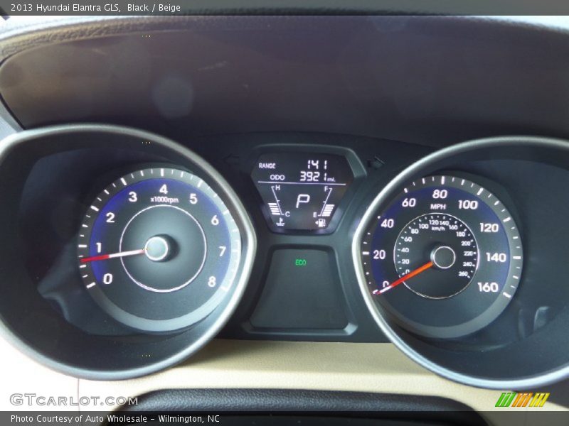 Black / Beige 2013 Hyundai Elantra GLS