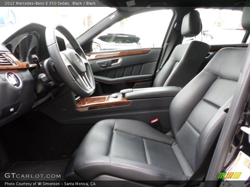 Black / Black 2012 Mercedes-Benz E 350 Sedan