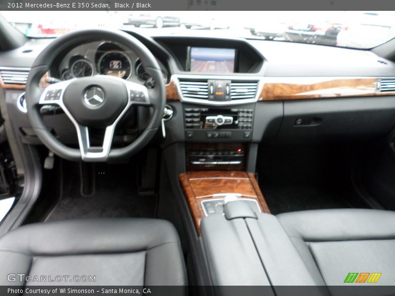 Black / Black 2012 Mercedes-Benz E 350 Sedan
