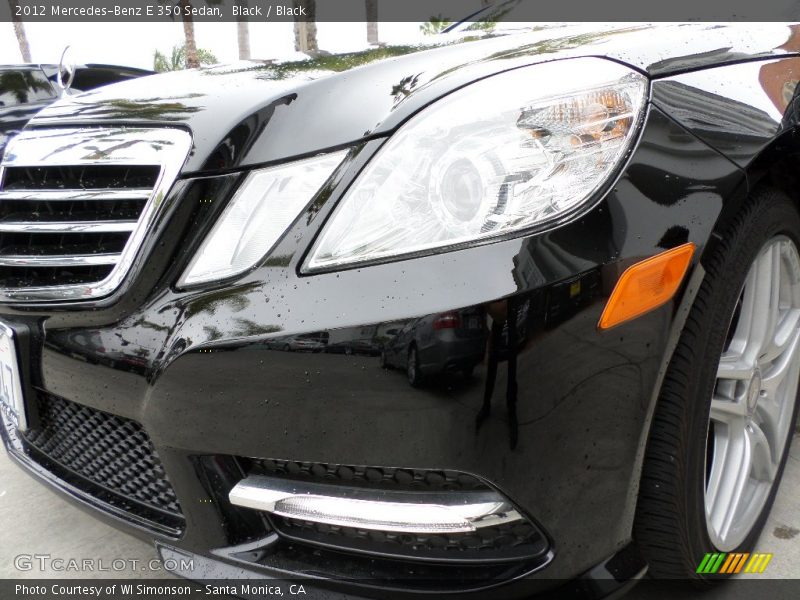 Black / Black 2012 Mercedes-Benz E 350 Sedan