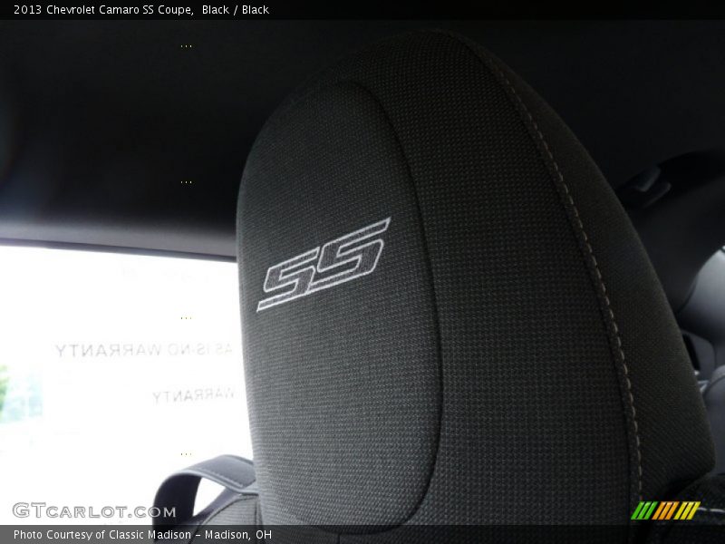 Black / Black 2013 Chevrolet Camaro SS Coupe