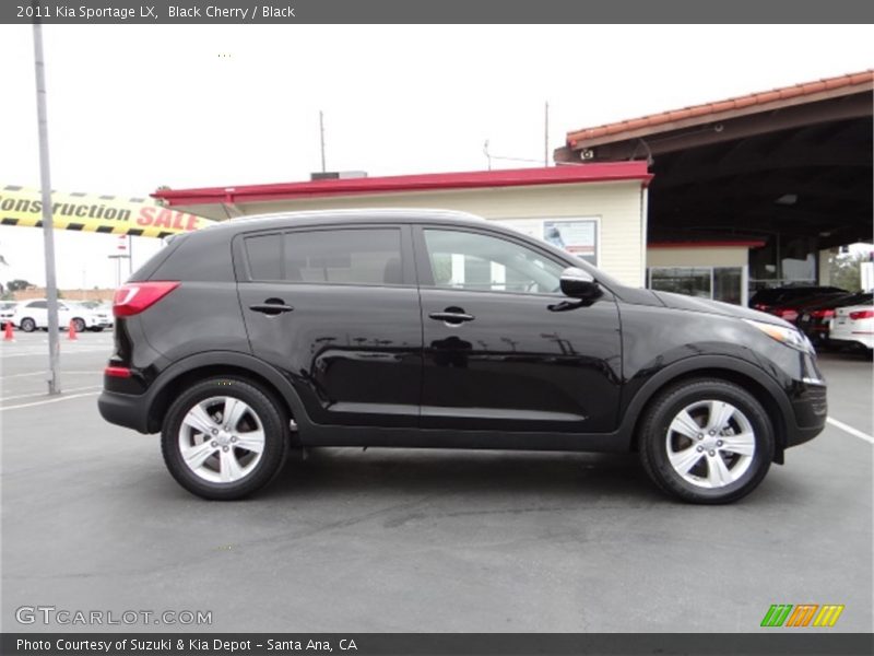 Black Cherry / Black 2011 Kia Sportage LX