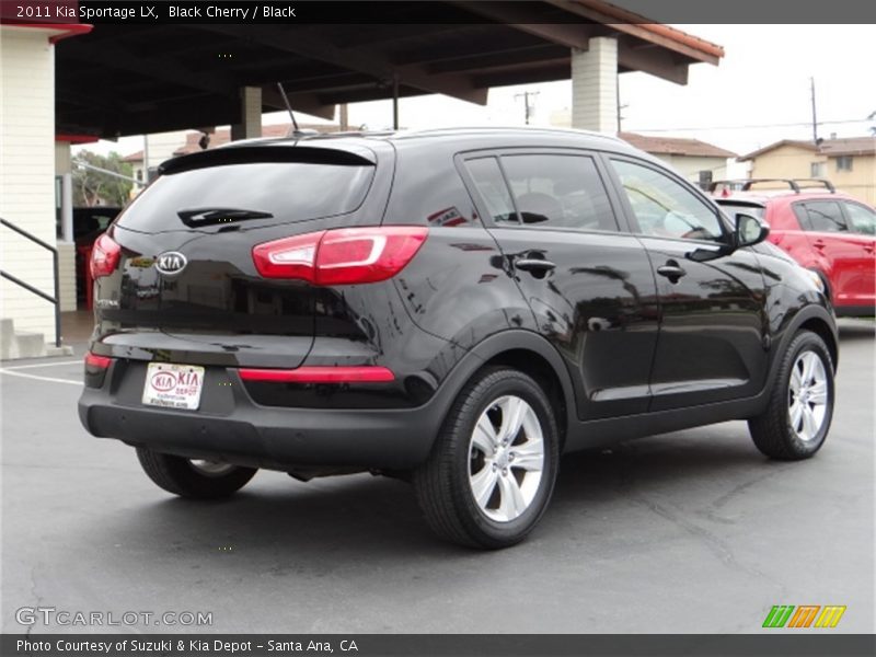 Black Cherry / Black 2011 Kia Sportage LX