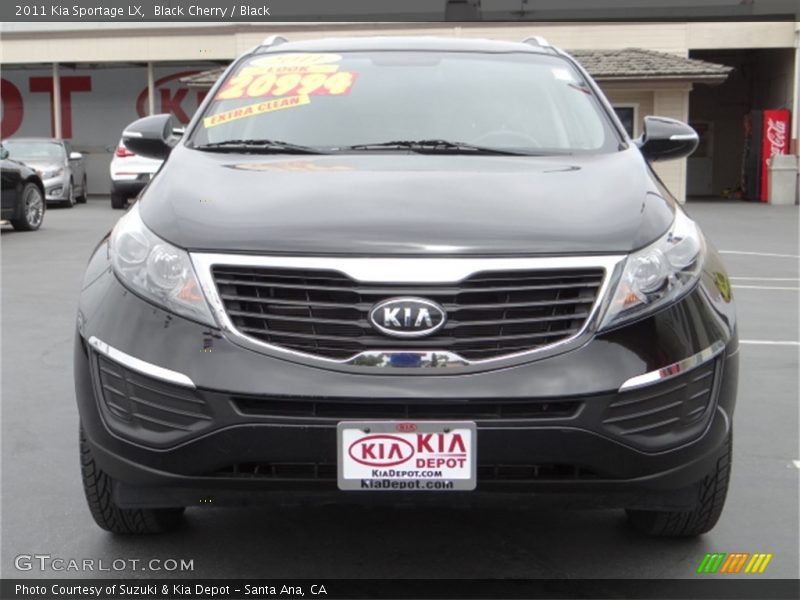 Black Cherry / Black 2011 Kia Sportage LX