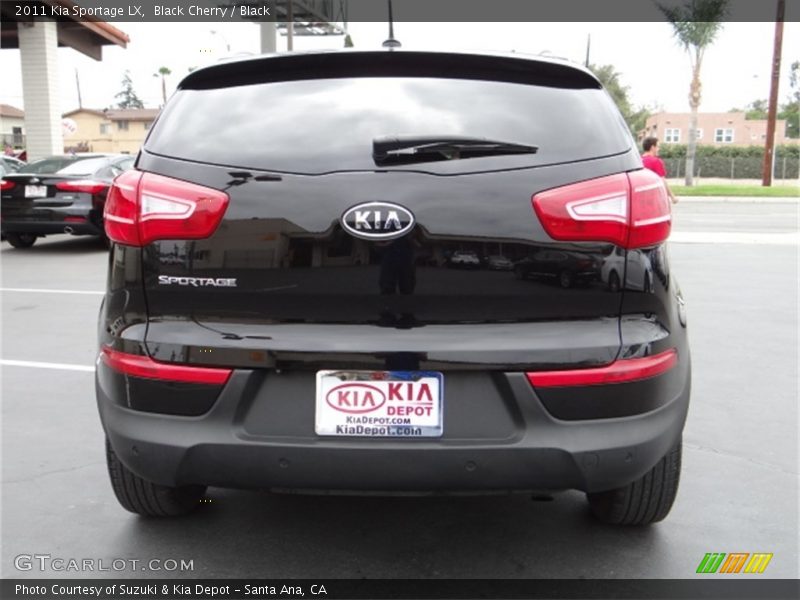 Black Cherry / Black 2011 Kia Sportage LX