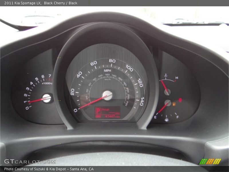 Black Cherry / Black 2011 Kia Sportage LX