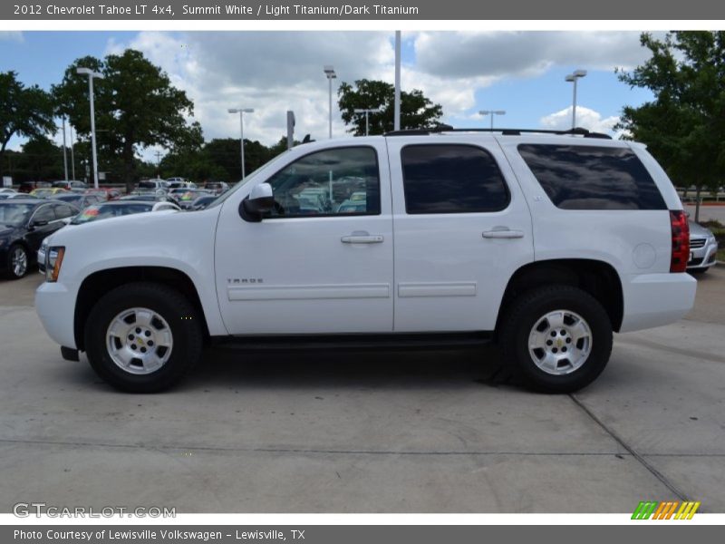 Summit White / Light Titanium/Dark Titanium 2012 Chevrolet Tahoe LT 4x4