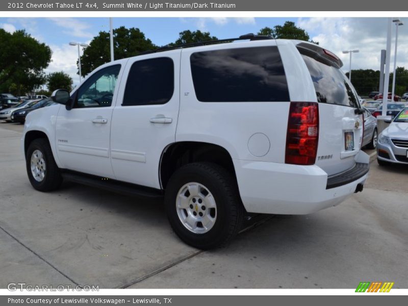 Summit White / Light Titanium/Dark Titanium 2012 Chevrolet Tahoe LT 4x4