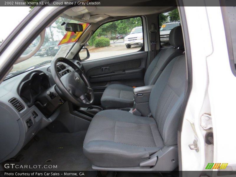 Cloud White / Gray Celadon 2002 Nissan Xterra XE V6