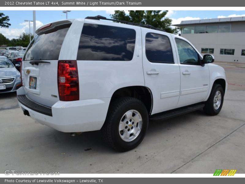 Summit White / Light Titanium/Dark Titanium 2012 Chevrolet Tahoe LT 4x4