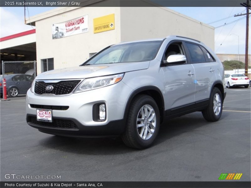 Bright Silver / Gray 2015 Kia Sorento LX