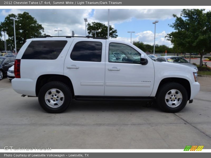 Summit White / Light Titanium/Dark Titanium 2012 Chevrolet Tahoe LT 4x4