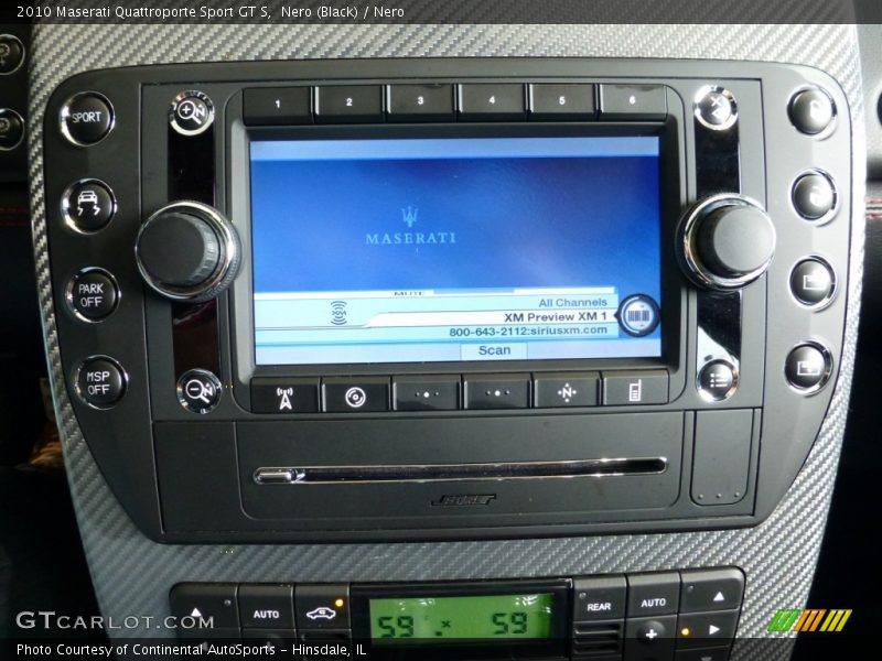 Audio System of 2010 Quattroporte Sport GT S
