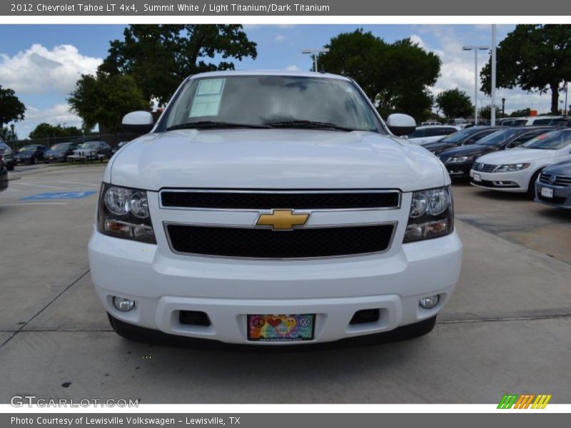 Summit White / Light Titanium/Dark Titanium 2012 Chevrolet Tahoe LT 4x4