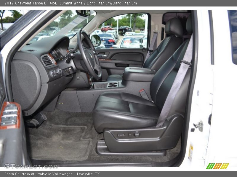 Summit White / Light Titanium/Dark Titanium 2012 Chevrolet Tahoe LT 4x4