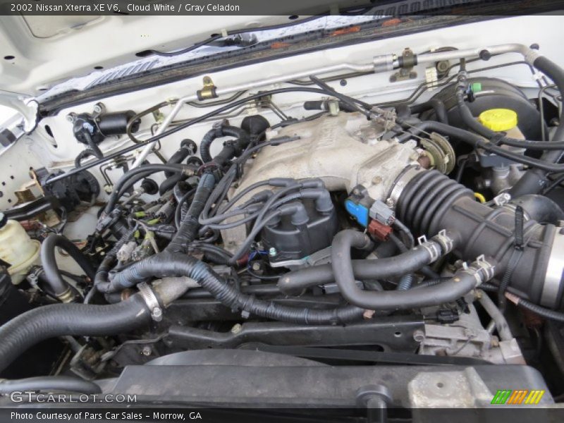 Cloud White / Gray Celadon 2002 Nissan Xterra XE V6