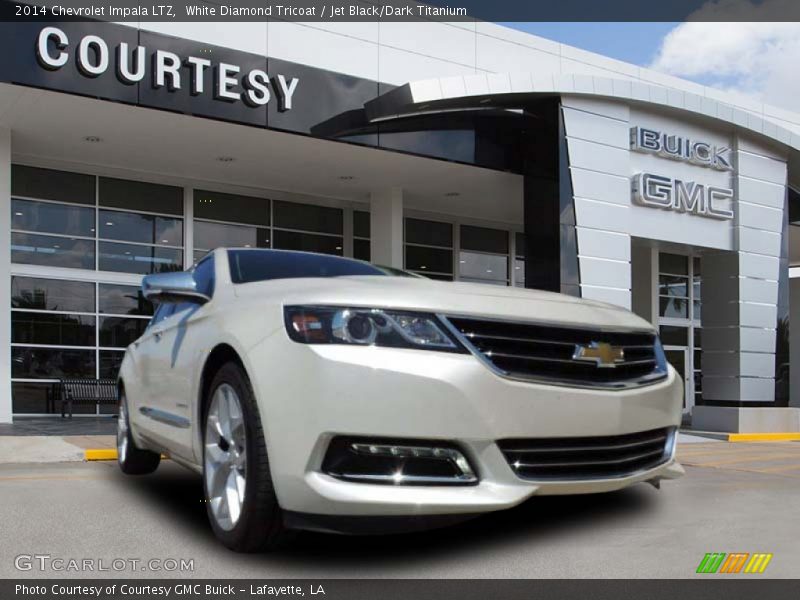 White Diamond Tricoat / Jet Black/Dark Titanium 2014 Chevrolet Impala LTZ