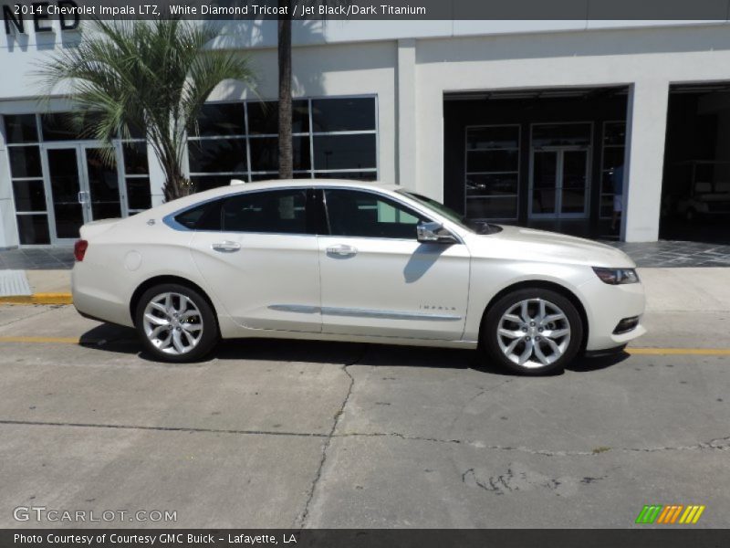 White Diamond Tricoat / Jet Black/Dark Titanium 2014 Chevrolet Impala LTZ