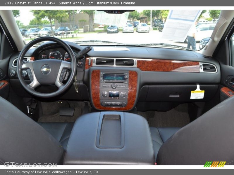 Summit White / Light Titanium/Dark Titanium 2012 Chevrolet Tahoe LT 4x4