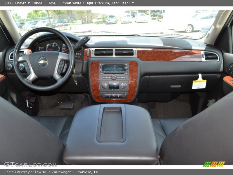 Summit White / Light Titanium/Dark Titanium 2012 Chevrolet Tahoe LT 4x4