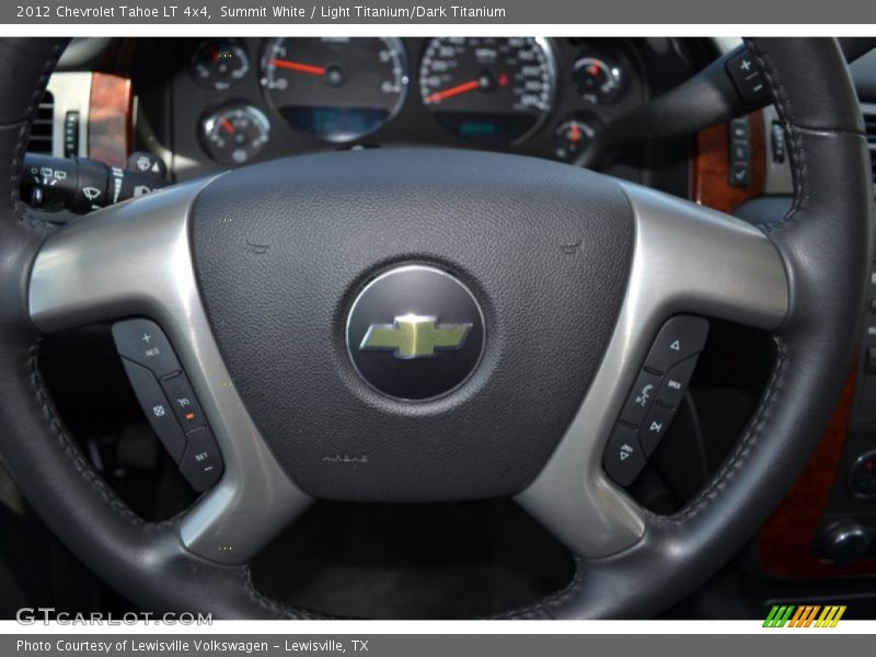 Summit White / Light Titanium/Dark Titanium 2012 Chevrolet Tahoe LT 4x4