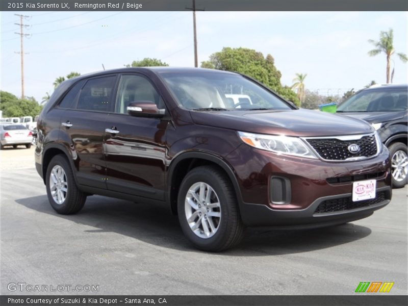Remington Red / Beige 2015 Kia Sorento LX