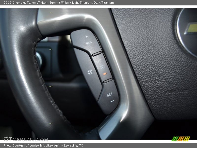 Summit White / Light Titanium/Dark Titanium 2012 Chevrolet Tahoe LT 4x4