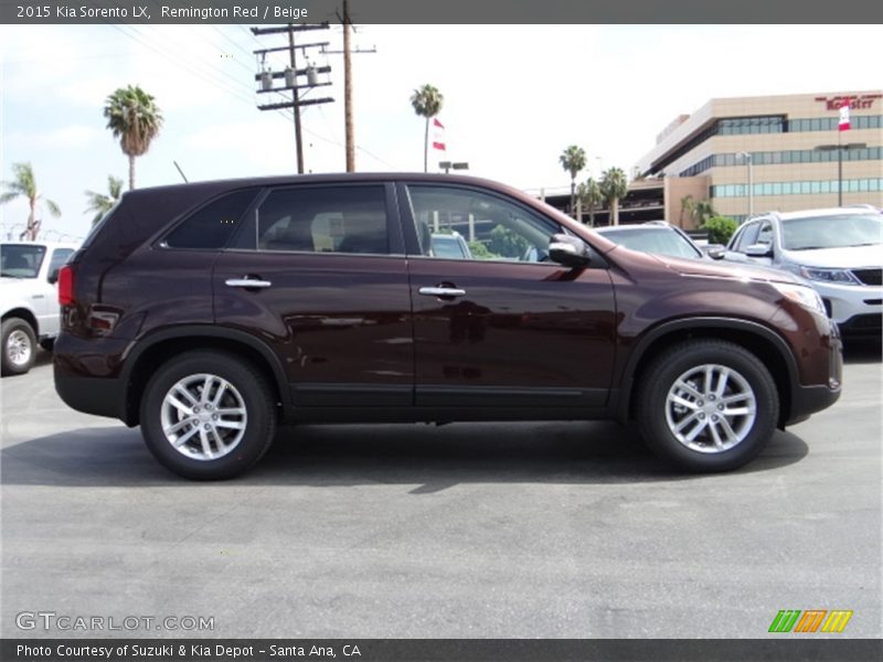 Remington Red / Beige 2015 Kia Sorento LX