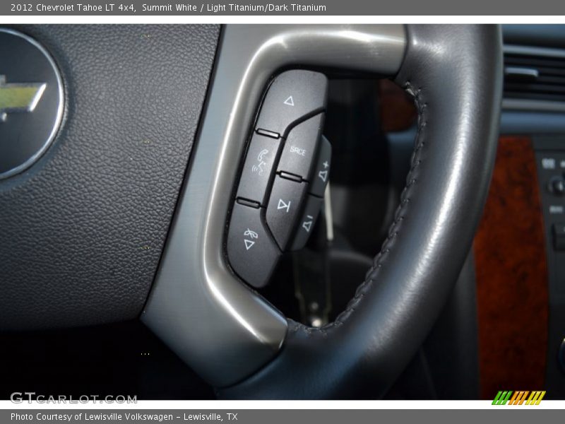 Summit White / Light Titanium/Dark Titanium 2012 Chevrolet Tahoe LT 4x4