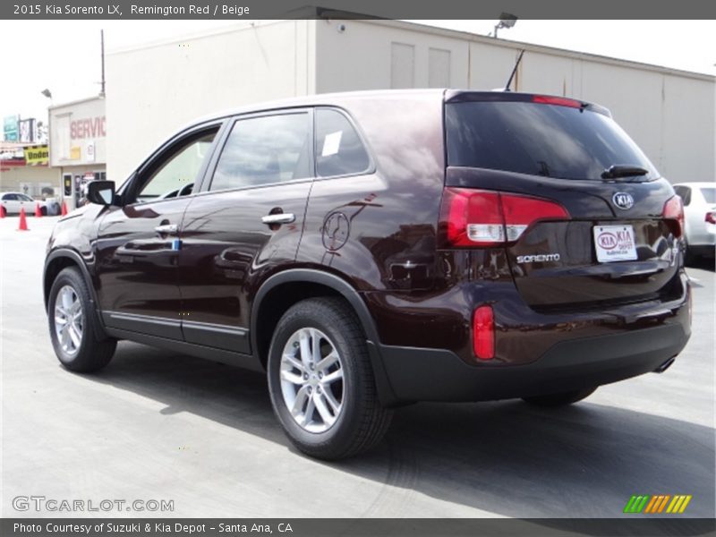 Remington Red / Beige 2015 Kia Sorento LX