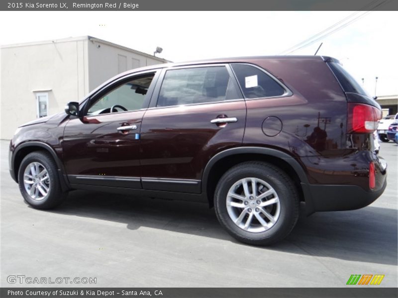 Remington Red / Beige 2015 Kia Sorento LX